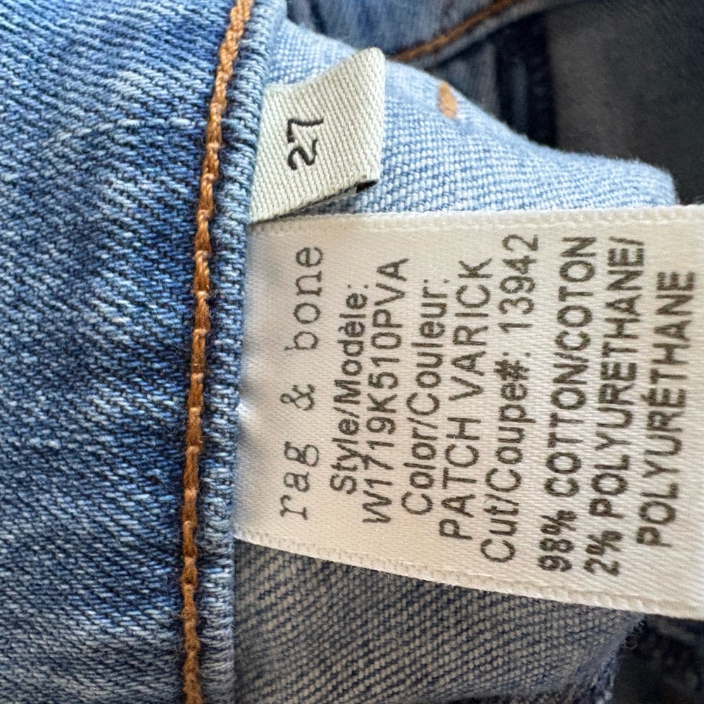 Rag & Bone Varick Denim With Patchwork Pockets, 2… - image 4